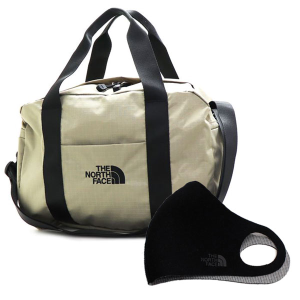 マスクセット ボストンバッグ メンズ レディース HERITAGE CARGO M 2Way ショルダーバッグ ベージュ NN2FP50B DBE