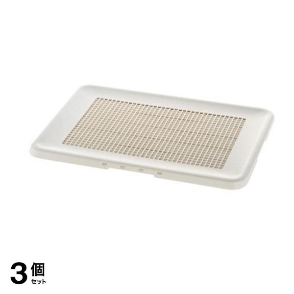 リッチェル 犬用 お掃除簡単フラットトレー レギュラー 1組入 (アイボリー) 3個セット 7,378円