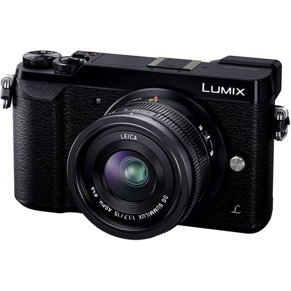 【中古】パナソニック Panasonic GX7MK2 単焦点ライカDGレンズキット ブラック DMC-GX7MK2LK SDカード付き
