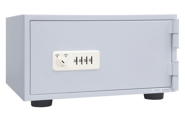 ダイヤセーフ 耐火金庫 ホテルセーフ 宿泊施設用 ダイヤルタイプ HSP-23 重量28kg 1時間耐火