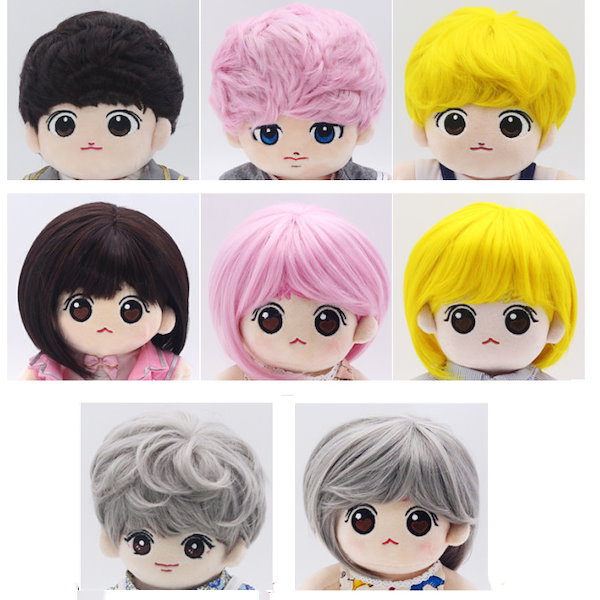 日本人形かつら　ミニチュアかつら かつら着せかえ ミニ市松人形 : ゆめゆめ人形館