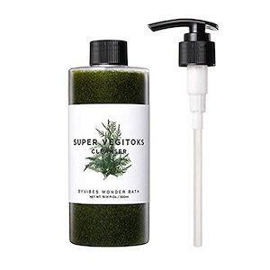 Wonder Bath Super Vegitoks Cleanser 300ml O2 Bubble Cleansing Makeup Remover (Pump + Cleanser)