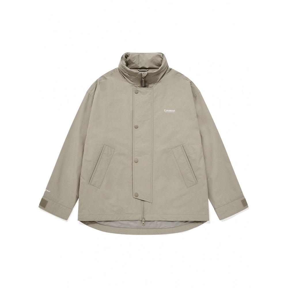 COVERNAT 23SS パーテックススタンカラーシェルパーカーベージュ