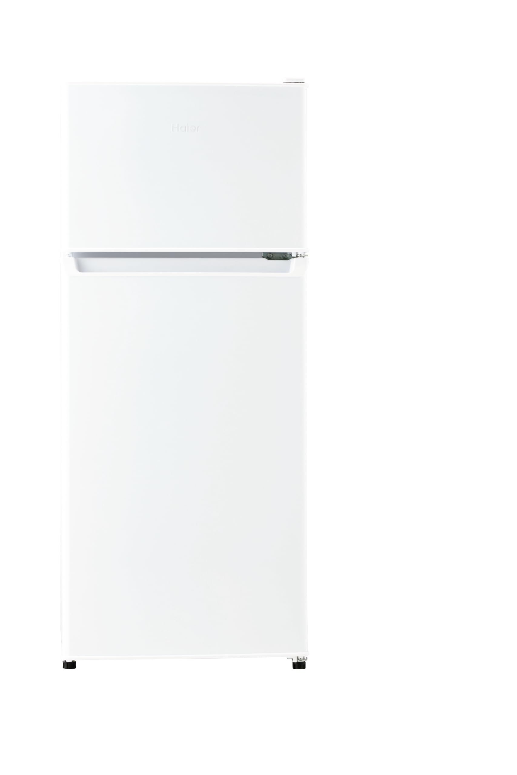 ハイアール(Haier) 冷蔵庫 幅45.2cm 120L 一人暮らし スリム 耐熱性能天板 LED庫内灯 ドアポケット 静音 省エネ ホワイト JR-HS12A(W)