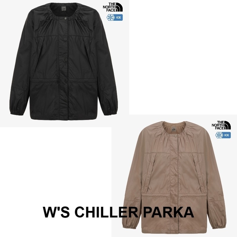 韓国正規品保証 関税負担なNJ3LS48A WS CHILLER PARKAデイリー 基本 着装 男子 女子 人気 韓国 ファッション 男女共用 アウトドア