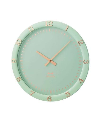 BRUNO 時計 壁掛け パステル おしゃれ 新築祝い プレゼント 人気 ブルーグリーン ブルーノ パステルウォールクロック BCW040-BGR