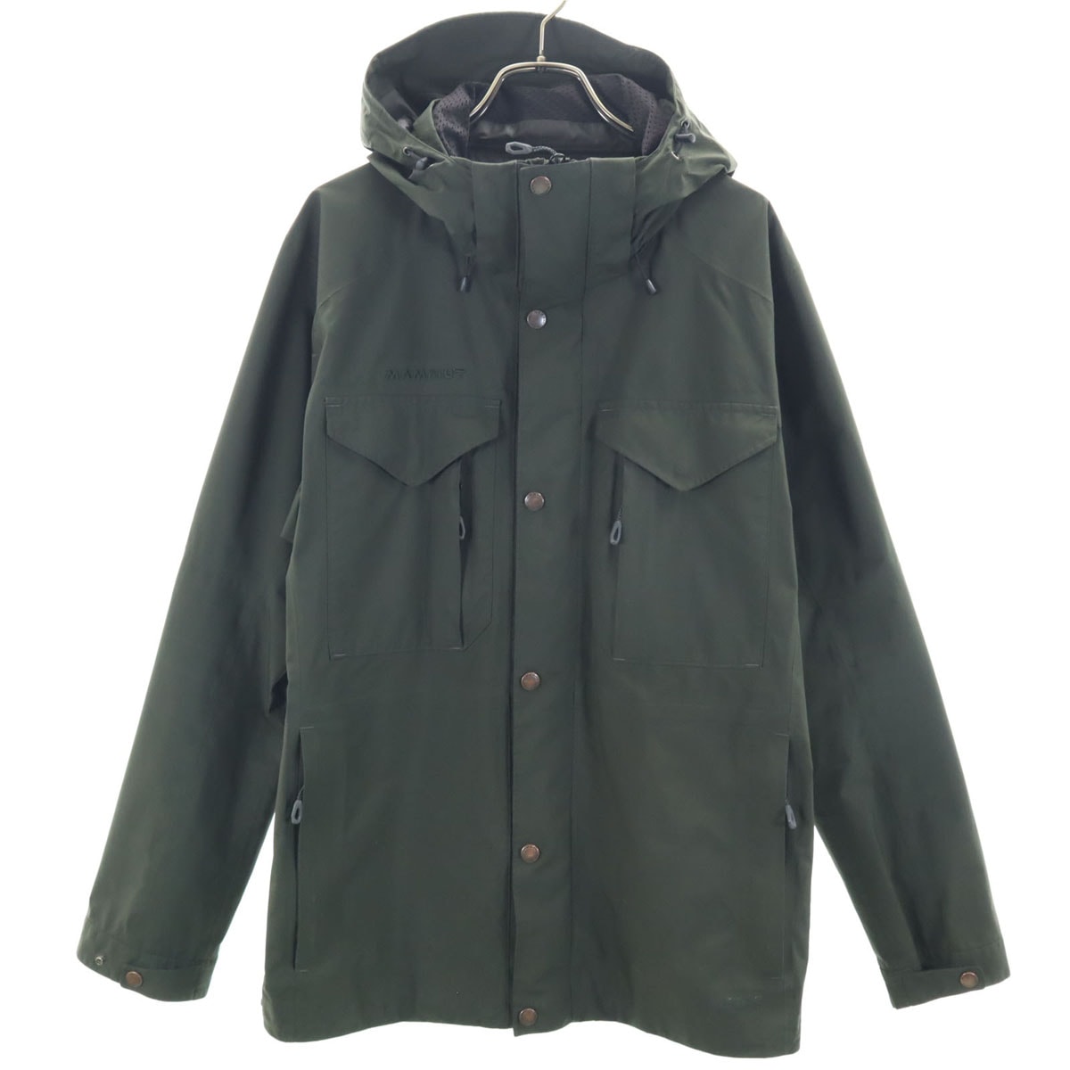 GORE-TEX ホライズン ジャケット M カーキ フーディー アウトドア メンズ 古着