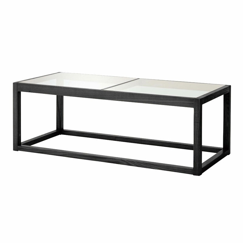 ガラステーブル RTO-111BK 【 おしゃれ リビング家具 リビングテーブル コーヒーテーブル センターテーブル ローテーブル インテリア雑貨 】