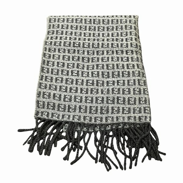 フェンディ FENDI ウール ズッカ柄 マフラー ストール ユニセックス