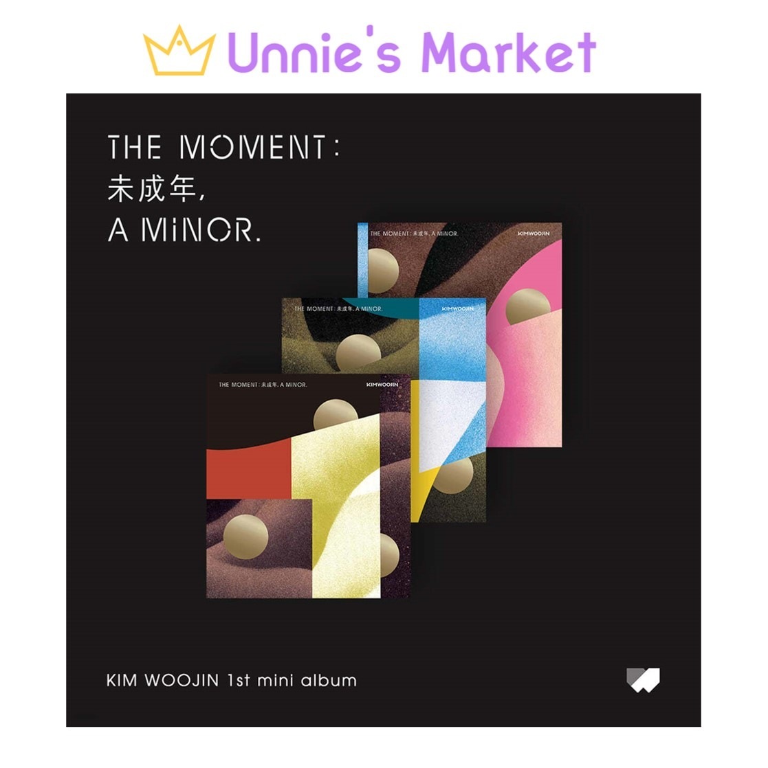 [SET] KIM WOOJIN Mini Album [The moment : a minor.]
