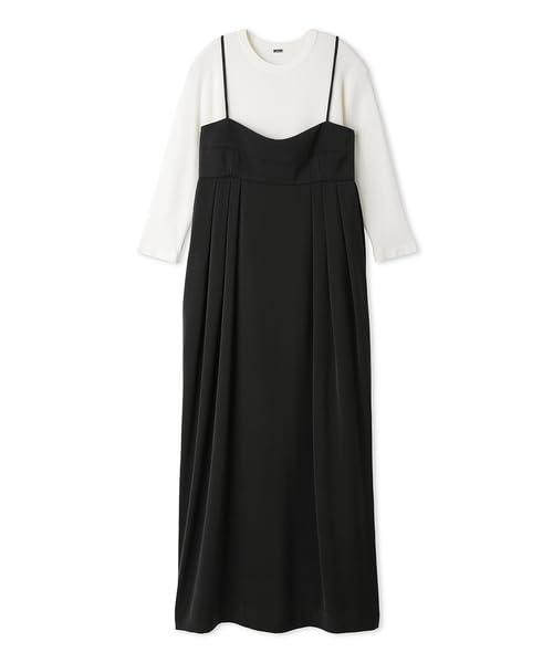 [ミラオーウェン] バックオープンキャミワンピリブニットSET 09WFO241125 レディース BLK