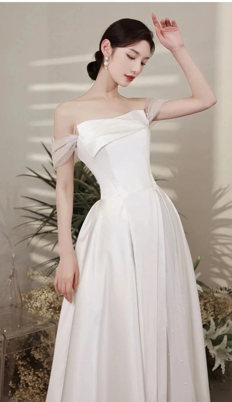 辉くフレンチドレスパーティードレス演奏会 発表会 結婚式ワンピース ウェディングドレス 花嫁ロングドレス 成人式 同窓会 卒業式 ドレス