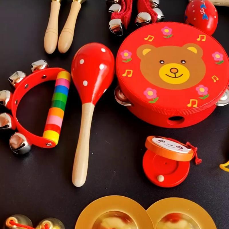 楽器 子供 おもちゃ 赤ちゃん 幼児 かんたん コンパクト 初心者 練習 屋内 家庭用 自宅 幼稚園 教材 カスタネット マラカス トライアングル タ