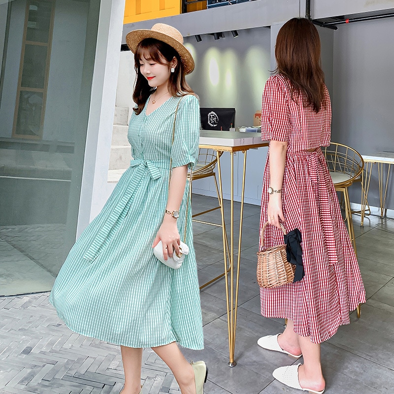ワンピース 大きいサイズ 半袖 春夏 韓国 妊婦 マタニティ ゆったり きれいめ 3l 4xl 5l
