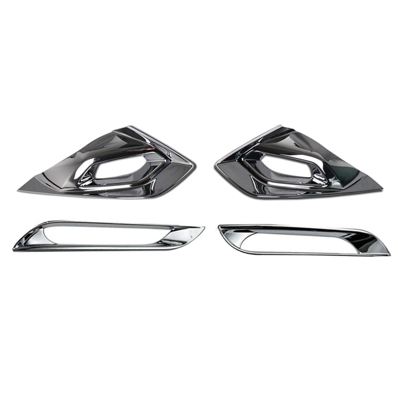 日産 新型ノート e13 フロント＋リア フォグランプ ガーニッシュ カバー フレーム フォグライト クロームメッキ 5,415円