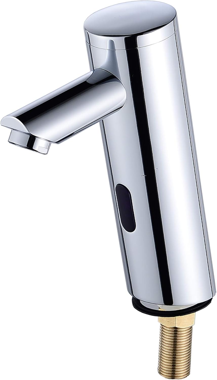 Nurisi 一体型自動水栓 センサー水栓 自動蛇の口 一般地・寒冷地共用 銅合金の赤外線自動出水 標配管サイズＤＮ１５（21.3ｍｍ）電池の給電を調節することができます（電池は別途購入します自分で