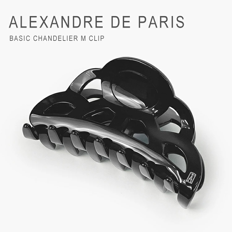 アレクサンドル ドゥ パリ ヘアクリップ ヘアアクセサリー 上品 ベーシック シャンデリア Mサイズ ALEXANDRE DE PARIS BASIC CHANDELIER M CLIP ACCM
