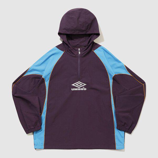 HBL ネオ ブリット カラーブロック フード アノラック DARK PURPLE UR124CWT23 DPL0