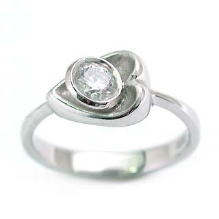 (Brand アニーベル) Pt ダイヤモンドデザインリング（婚約指輪エンゲージリング）楽ギフ_包装02P26Mar16