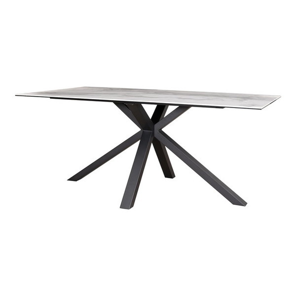 筑波産商 ダイニングテーブル セラミック天板 TK ホワイトクォーツ 1650x900x720 Brescia メーカー直送