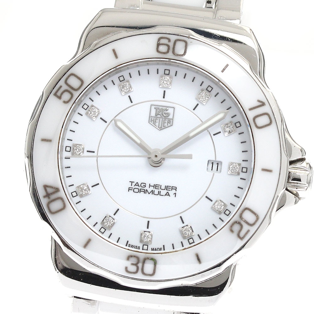 タグホイヤー TAG HEUER WAH1315.BA0868 フォーミュラ1 12Pダイヤ デイト クォーツ レディース _902241【中古】 67,265円