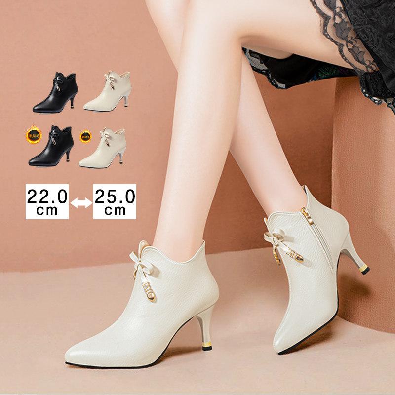 ブーティー レディース ブーツ ショート丈 ショートブーツ ハイヒール フラット 疲れにくい 歩きやすい トレンド 痛くない 抗菌除臭 靴 1201