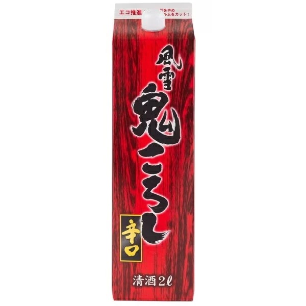 東亜酒造 風雪 鬼ころし辛口 14度 2000ml 2L2ケース/12本【本州(一部地域を除く)は送料】