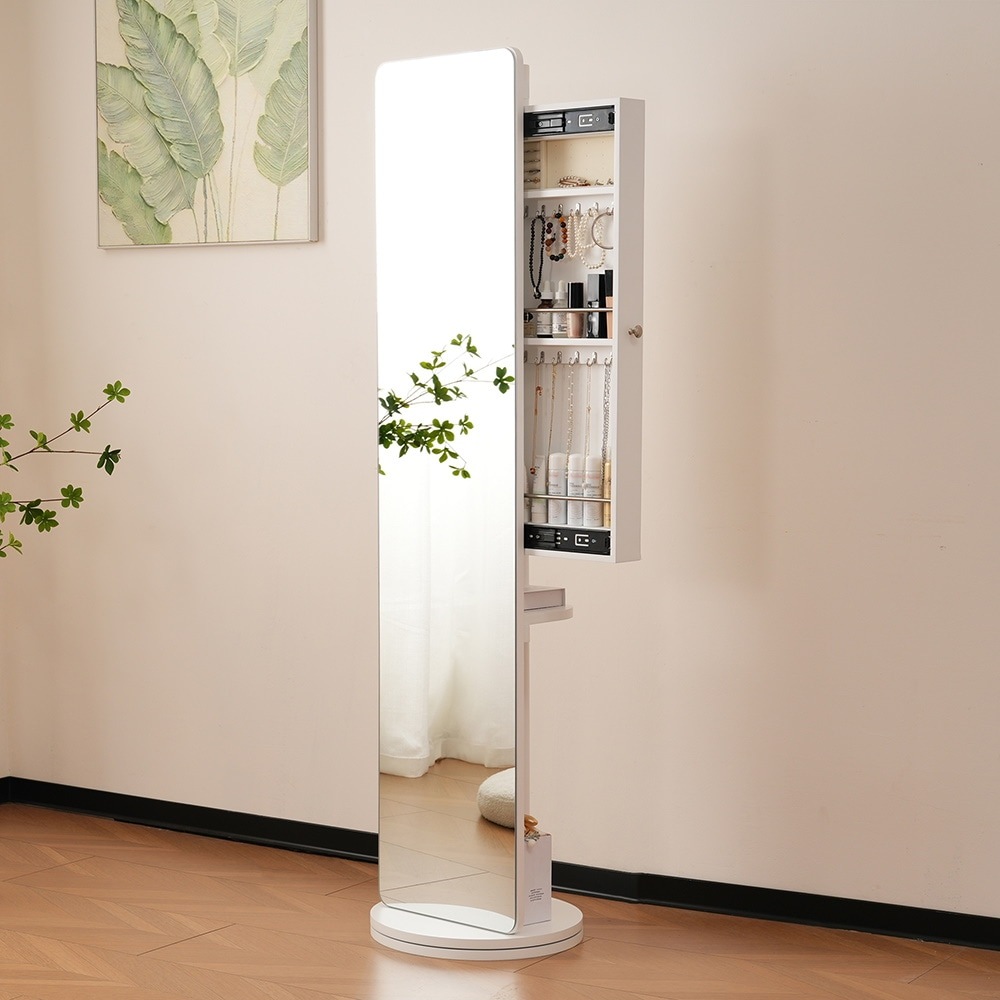 【国内即日発送】鏡 姿見 玄関おしゃれ ハンガーラック 収納 スタンド 回転 DIY 自撮り鏡鏡 ミラー壁掛け鏡 全身鏡 飛散防止加工 全身ミラー ドレッサー スリムミラー インテリアインスタ映え