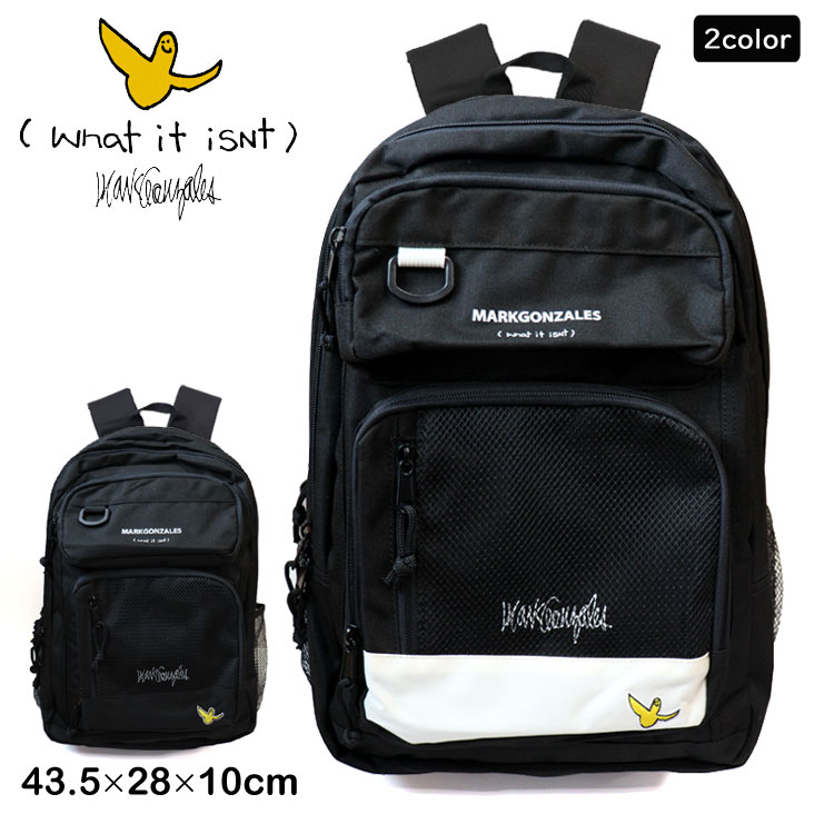 What it isNt ワットイットイズント マークゴンザレス MARK GONZALES バックパック エンジェルワッペン リュック リュックサック バックパック 鞄 2H9-12179