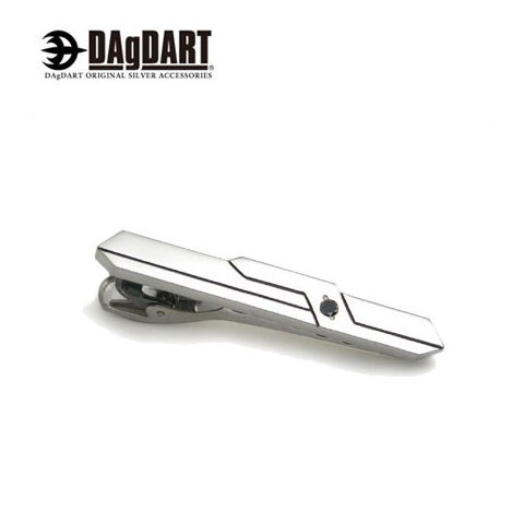ダグダート DAgDART [Glass] ブラックスピネル シルバーネクタイピン DK-033BS