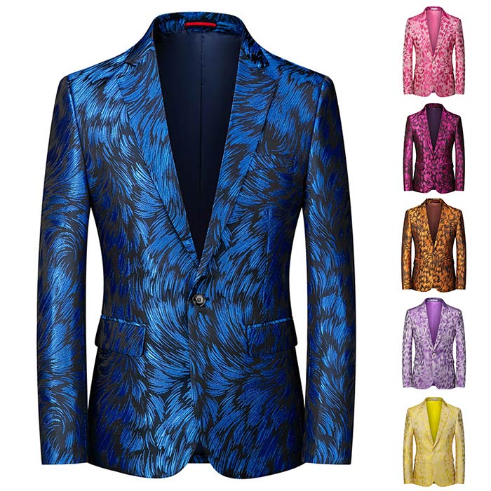 【2025限定SALE】ステージ衣装 メンズ ジャケット ステージジャケット ラメ入り スーツジャケット 男性 忘年会 新年会 発表会 ハロウィン コスプレ スーツ カラオケ衣装 イベント コンサート