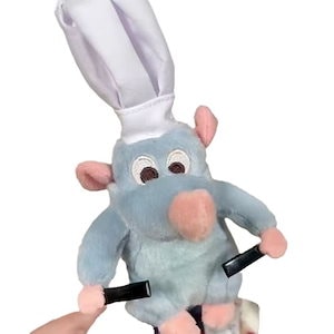 ヘアアクセサリー新しいレミーのおいしいレストランヘッドバンドラットラット人形リトルマウスヘアピン帽子人形ヘッドバンド