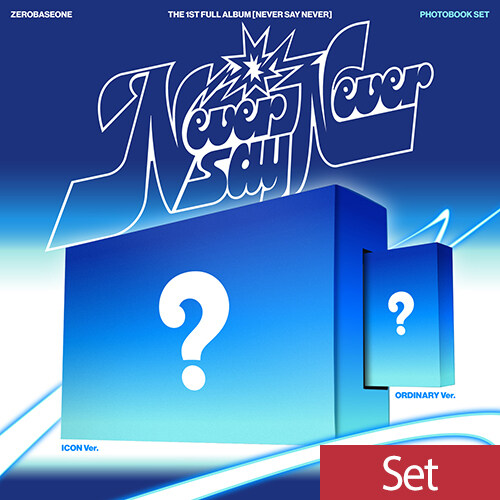 特典 ZEROBASEONE - THE 1ST FULL ALBUM [NEVER SAY NEVER][PHOTOBOOK Ver.](ICON & ORDINARY) SET]