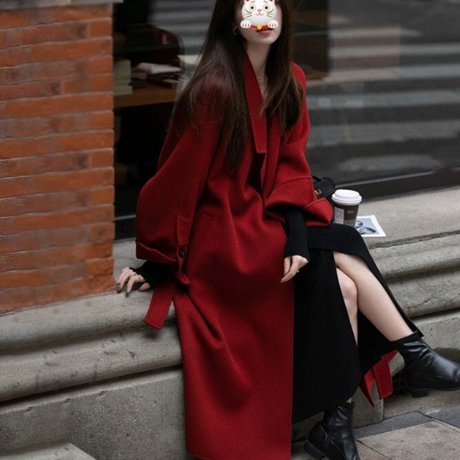 アウター コート ジャケット 上着 ロング丈 袖あり 長袖 襟付き 前開き ポケット ウエストベルト かわいい 大人可愛い きれいめ シンプル カジュアル 大人 上品 おしゃれ お洒落 大人女子