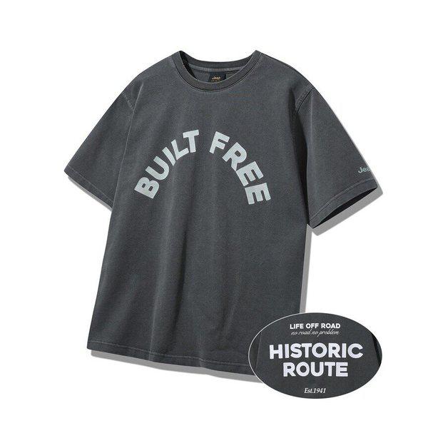 ガーメントダイイングセットアップ半袖Tシャツ (JQ2TSU209KH) HFPS_SC