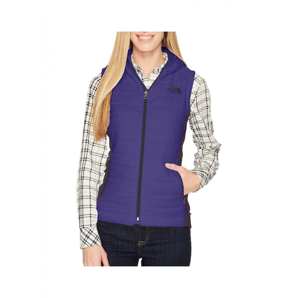 North Face レディースパッド入りフード付きベスト 8,784円