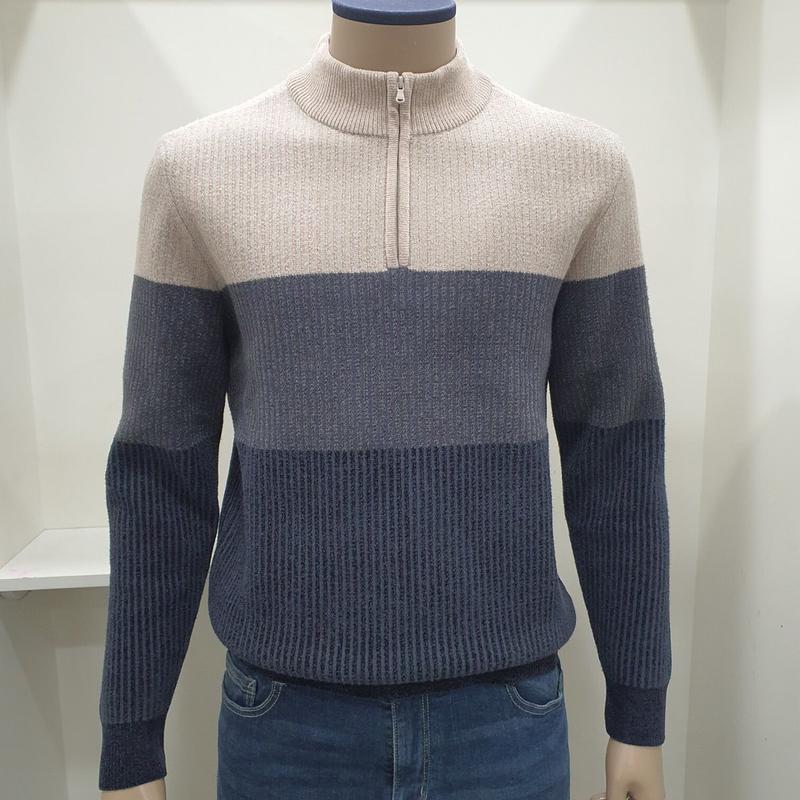 リファイン グラデーション ハーフジップアップ ニット CDAAAKR4332-95