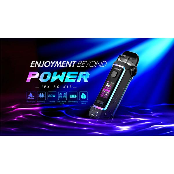 電子たばこ スモーク ボックスMod SMOK IPX80 80W キット レインボー