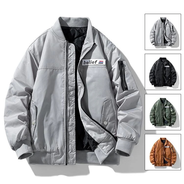 ミリタリージャケット メンズ 中綿ジャケット ジャンパー モッズ ma-1 ma1 厚手 綿入り 防寒着 秋冬 冬物 防風 アウトドア