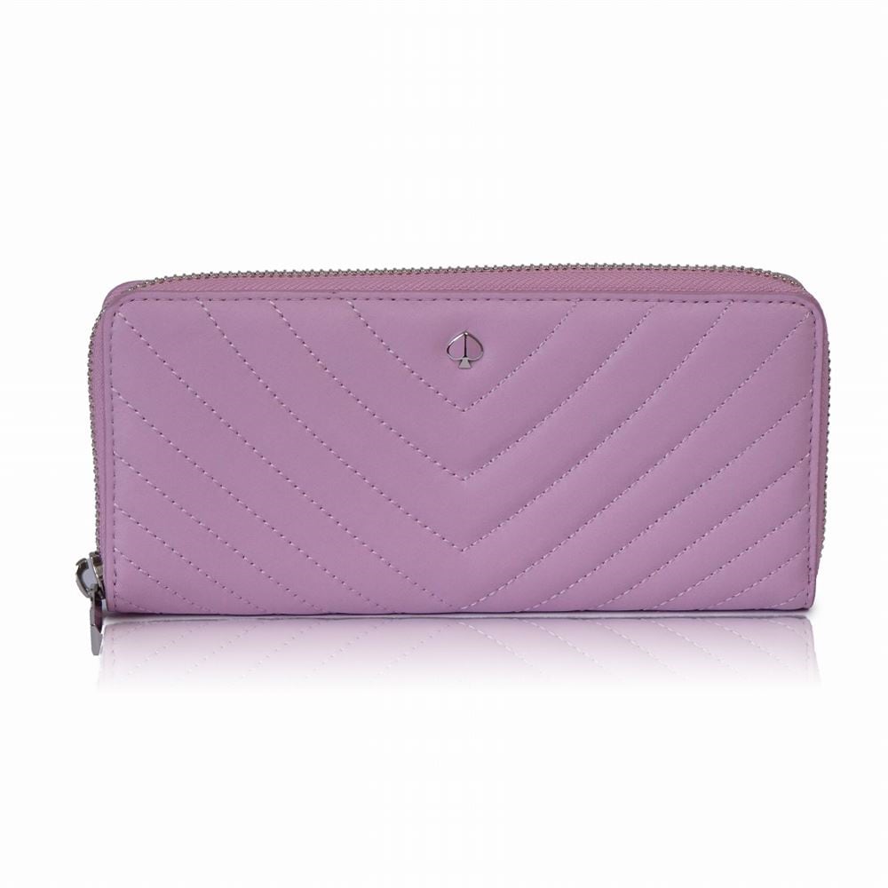 財布 ラウンドファスナー長財布 PWRU7121 519 ピンク レディース AMELIA