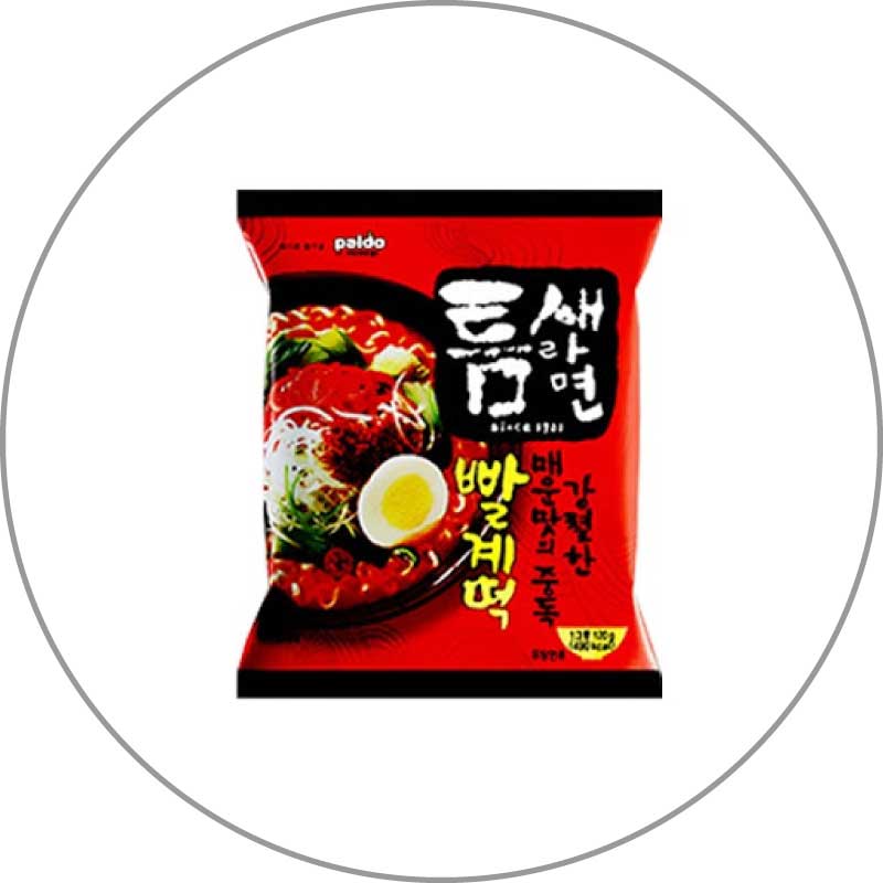 １着でも送料無料 八道　トムセラーメン120g　1個 韓国麺類