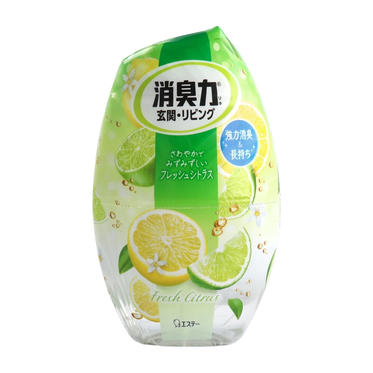 室内用消臭芳香剤 エステー お部屋の消臭力 玄関リビング用 フレッシュシトラス 400mL X10個