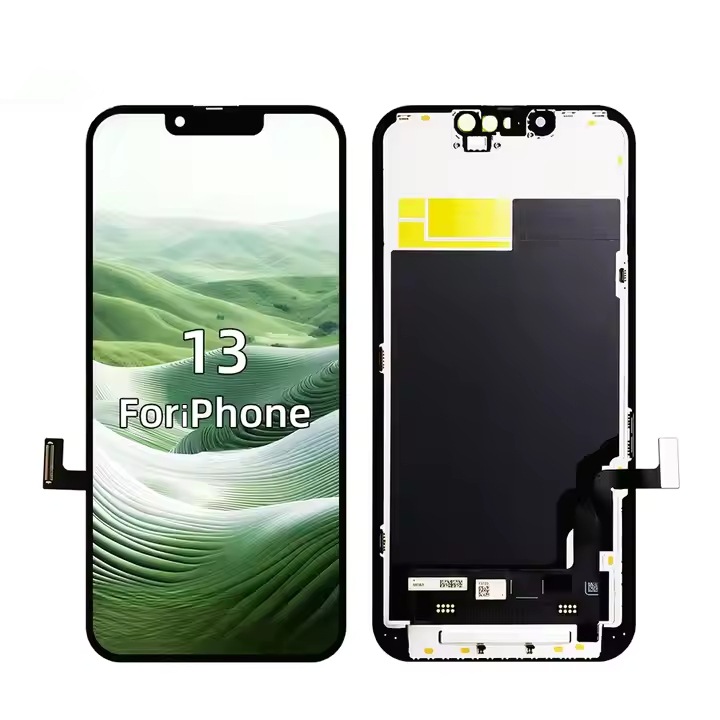 IPhone 13 液晶パネル, 修理用フロントパネル, タッチスクリーン 交換部品, 6.1インチ, ブラック