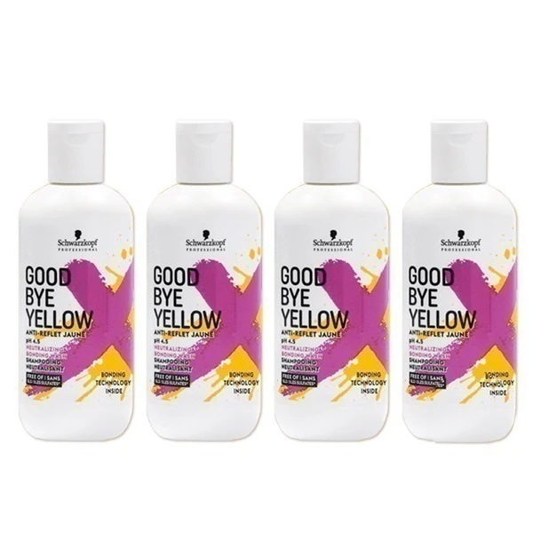 グッバイ イエロー カラーシャンプー 310g 4個 セット