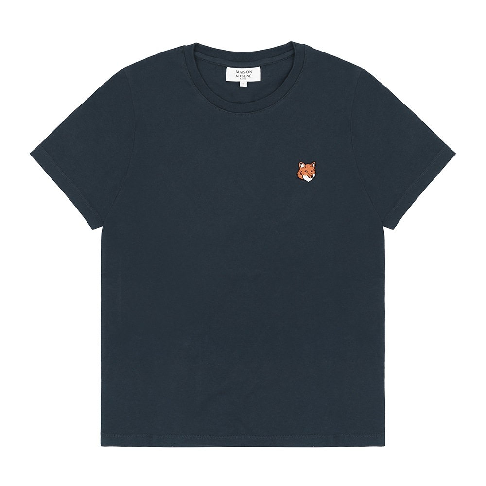 メゾンキツネ フォックス ヘッド パッチ レディース 半袖Tシャツ PW00113KJ7026