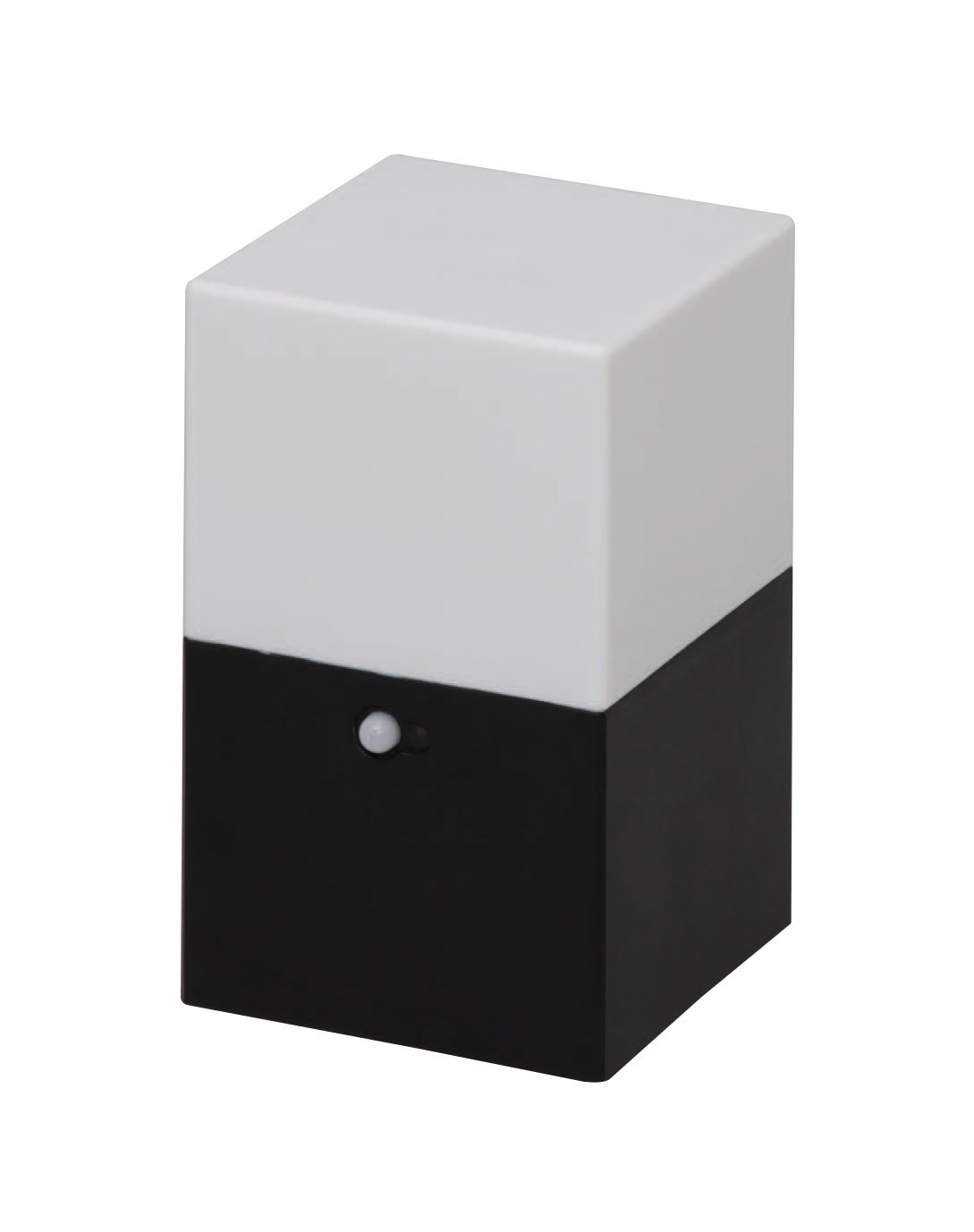 アイリスオーヤマ センサーライト ガーデン 乾電池式 ブラック/電球色 角型 ZSL-KEL 14992