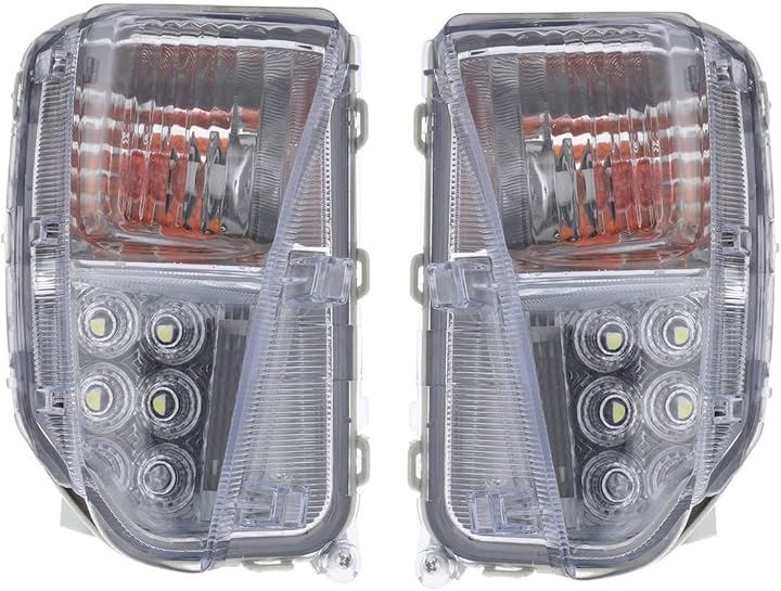 互換品トヨタ 互換 プリウス 30系 後期 LED ウインカー デイライト TOYOTA PRIUS ZVW30 社外品 汎用 交換 修理 カスタム パーツ 部品(左右セット)