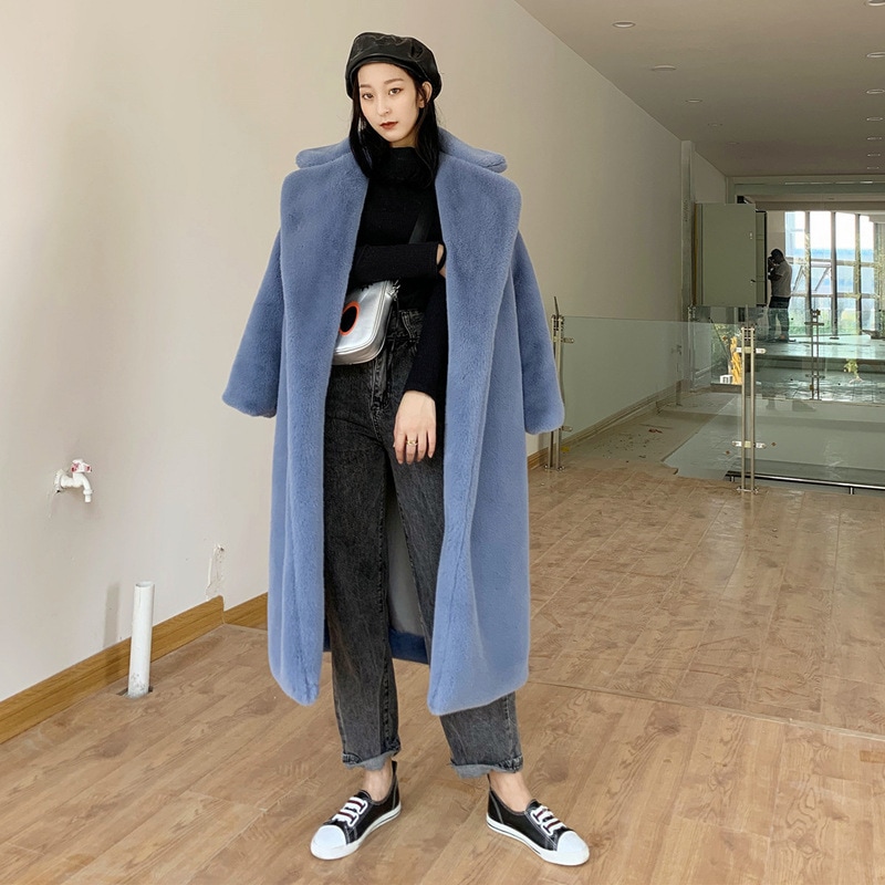 大人気 上品 ファーコート レディース コート ロング丈 フェイクファー 無地 防寒コート もこもこ 冬アウター 長袖 冬 冬服