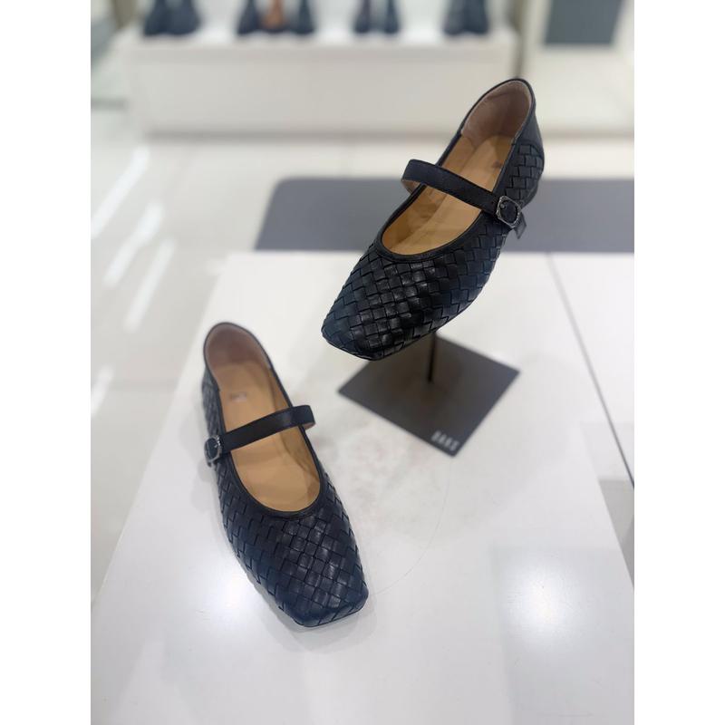 女性メリージェーンフラットシューズDRS614 KD10（2cm）