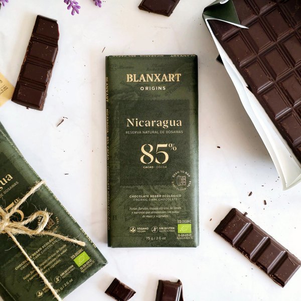 (ブランサルト)ブランサルト オーガニック ダーク 85% チョコレート 6個 (贈呈品なくなり次第贈呈終了)